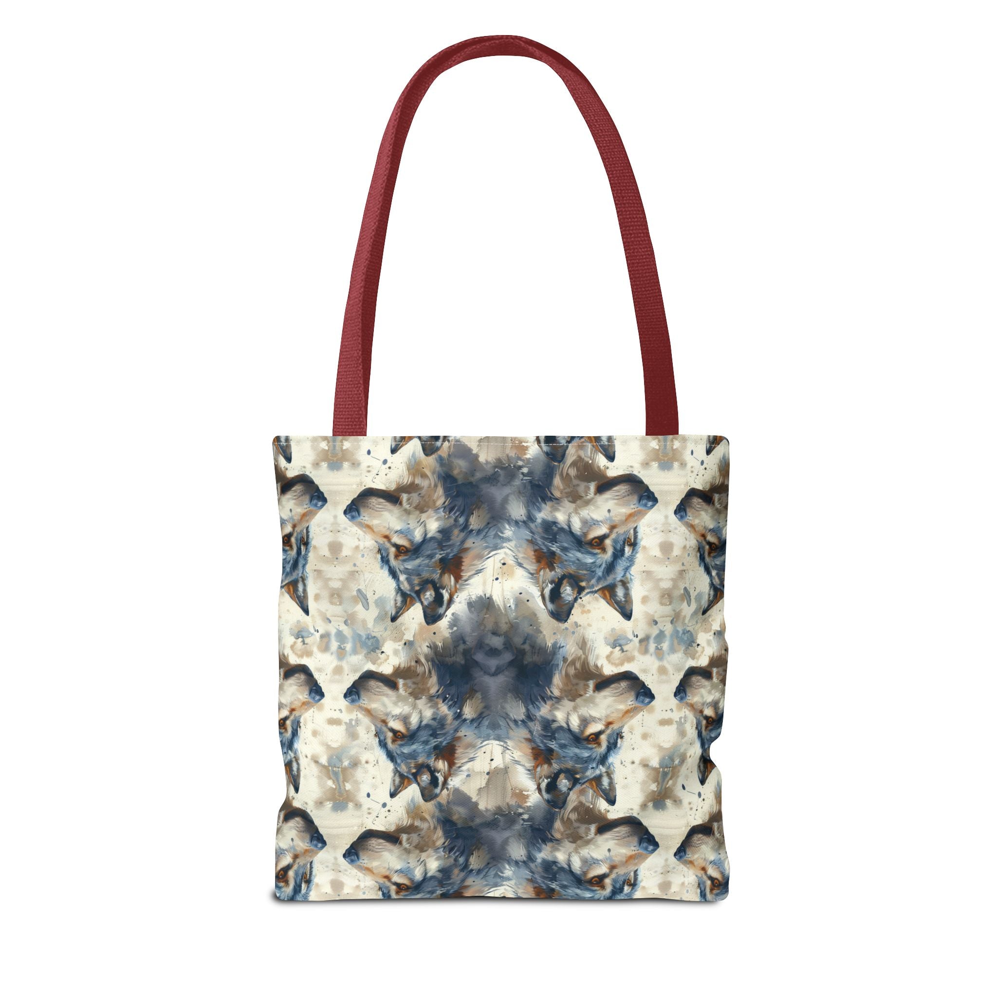 Wolf Rustic Lodge Tote Bag