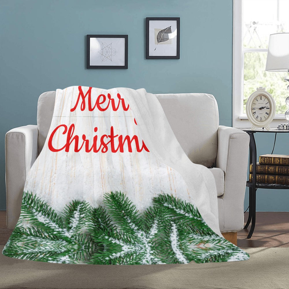 Cranberry Lake Designs Christmas Fir Tree Ultra-Soft Micro Fleece Blanket