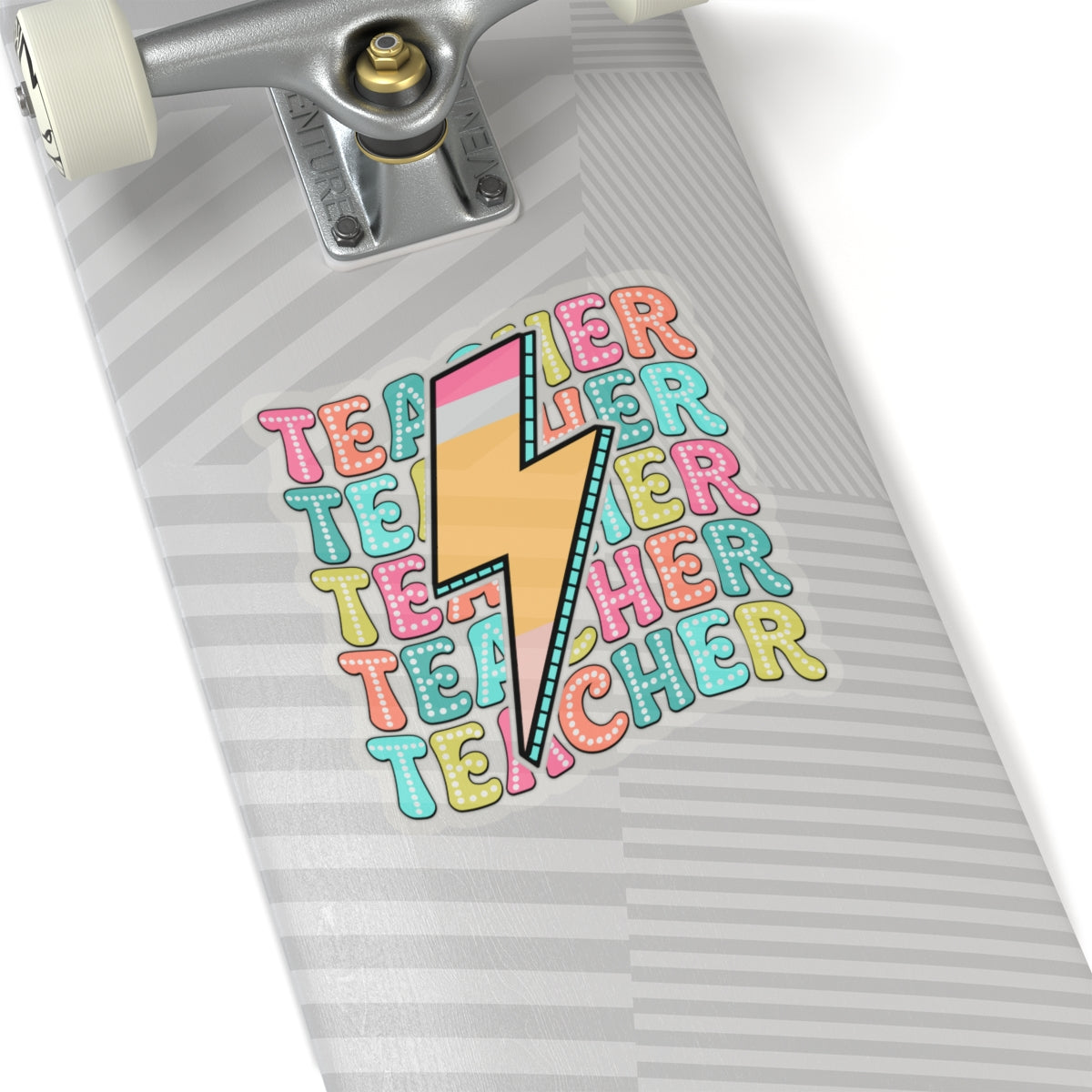 Lighting Bolt Teacher Appreciation Sticker for Teachers back To School Gift