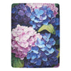 Hydrangea Fleece Blanket | Ultra-Soft Micro Fleece | Floral Throw Blanket | 60x80 | Ships from USA