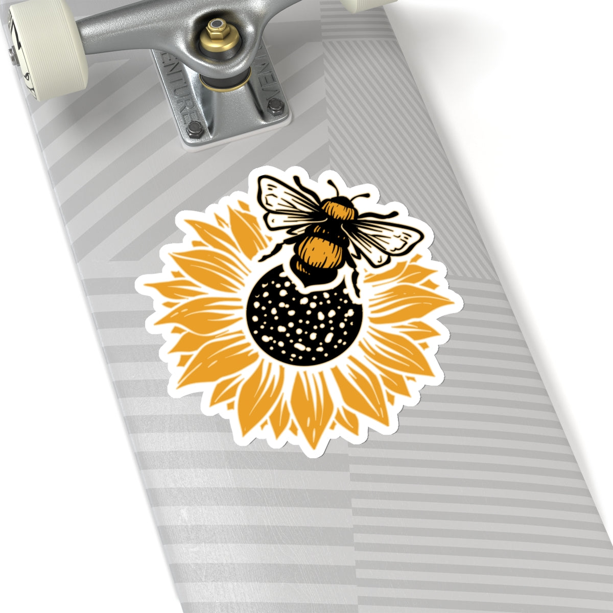 Sunflower Bee Sticker