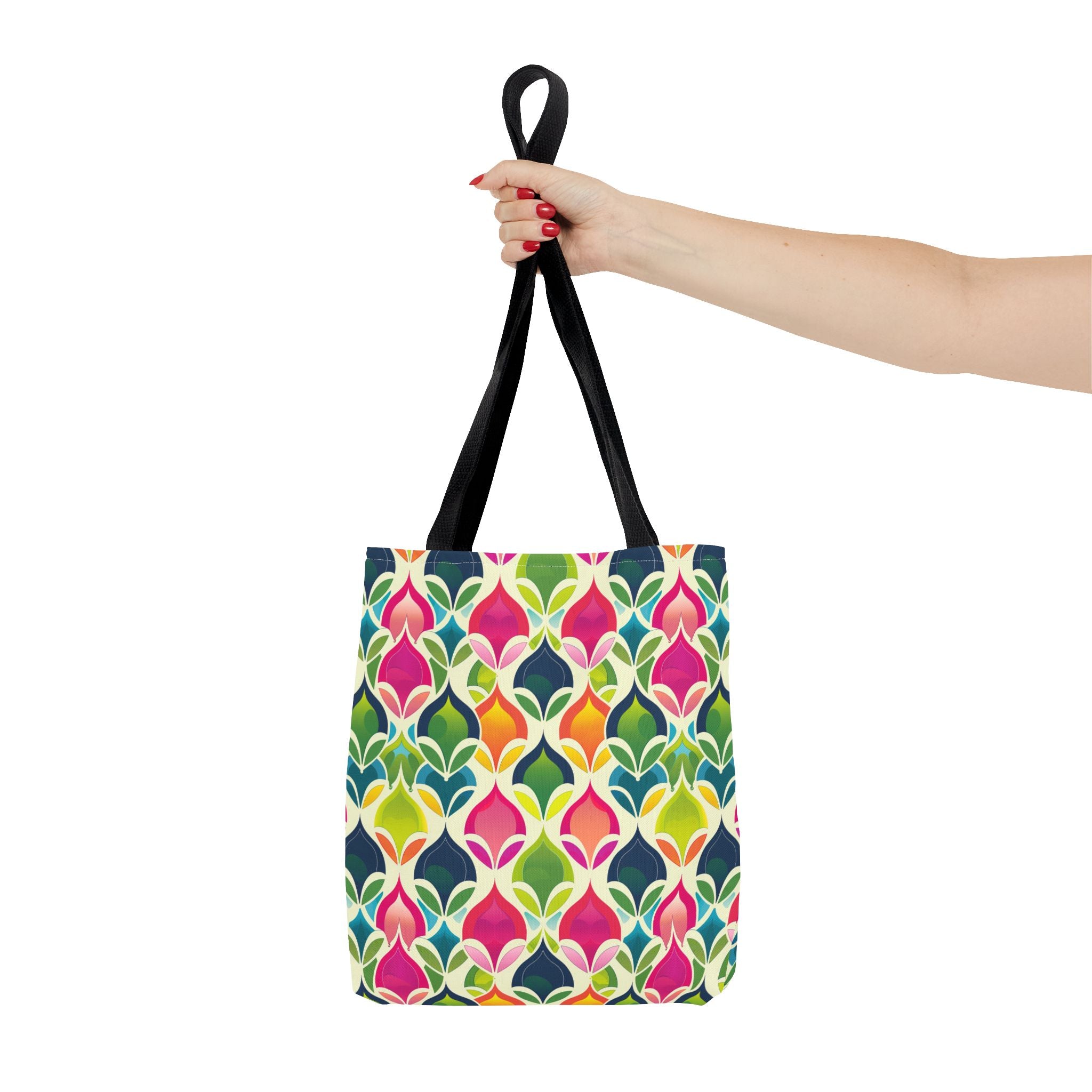 Neon Pattern Eccentric Tote Bag