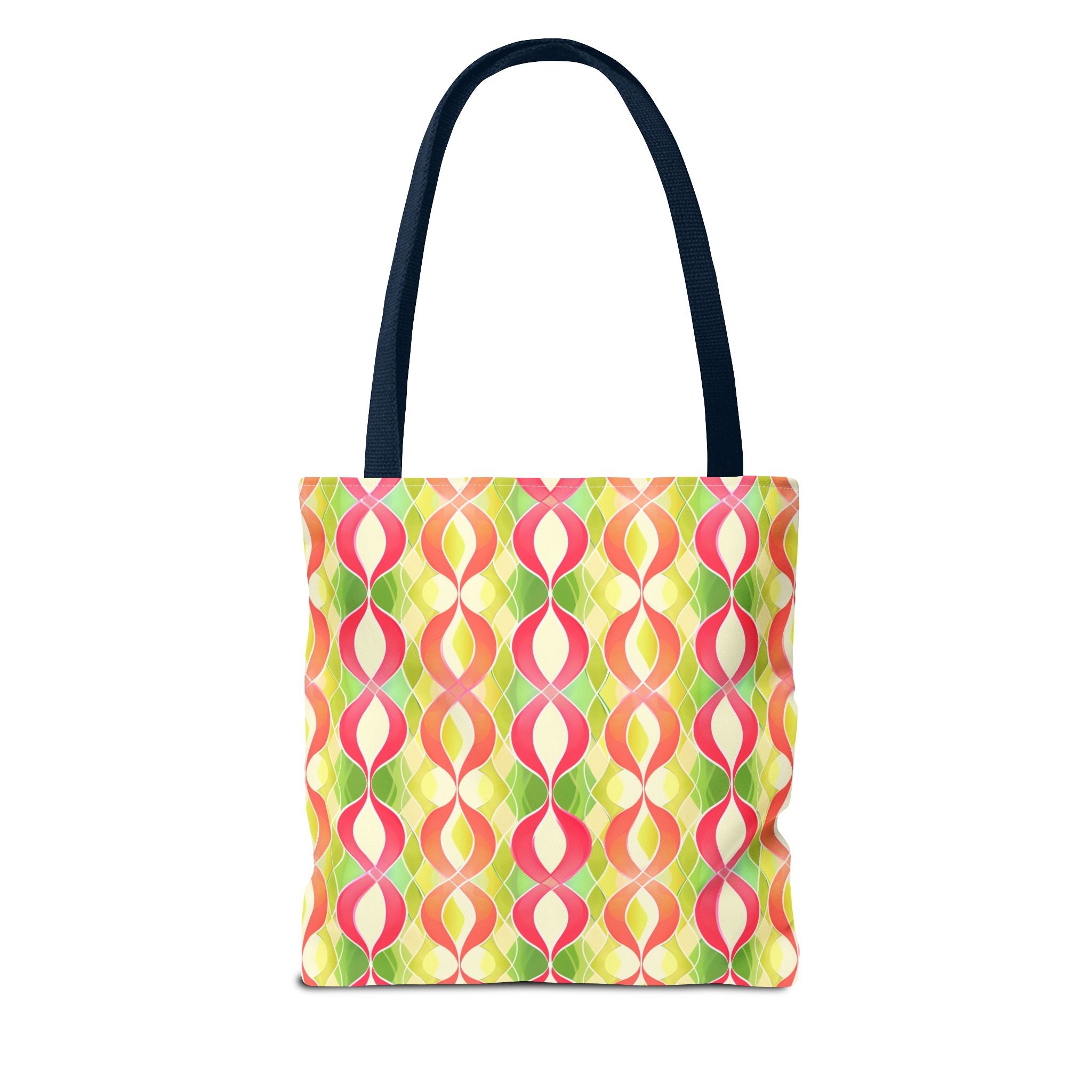 Pink & Green Chains Tote Bag