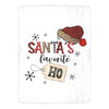 Santa's Favorite Ho Blanket - Funny Christmas Throw - Soft Plush - 60x80