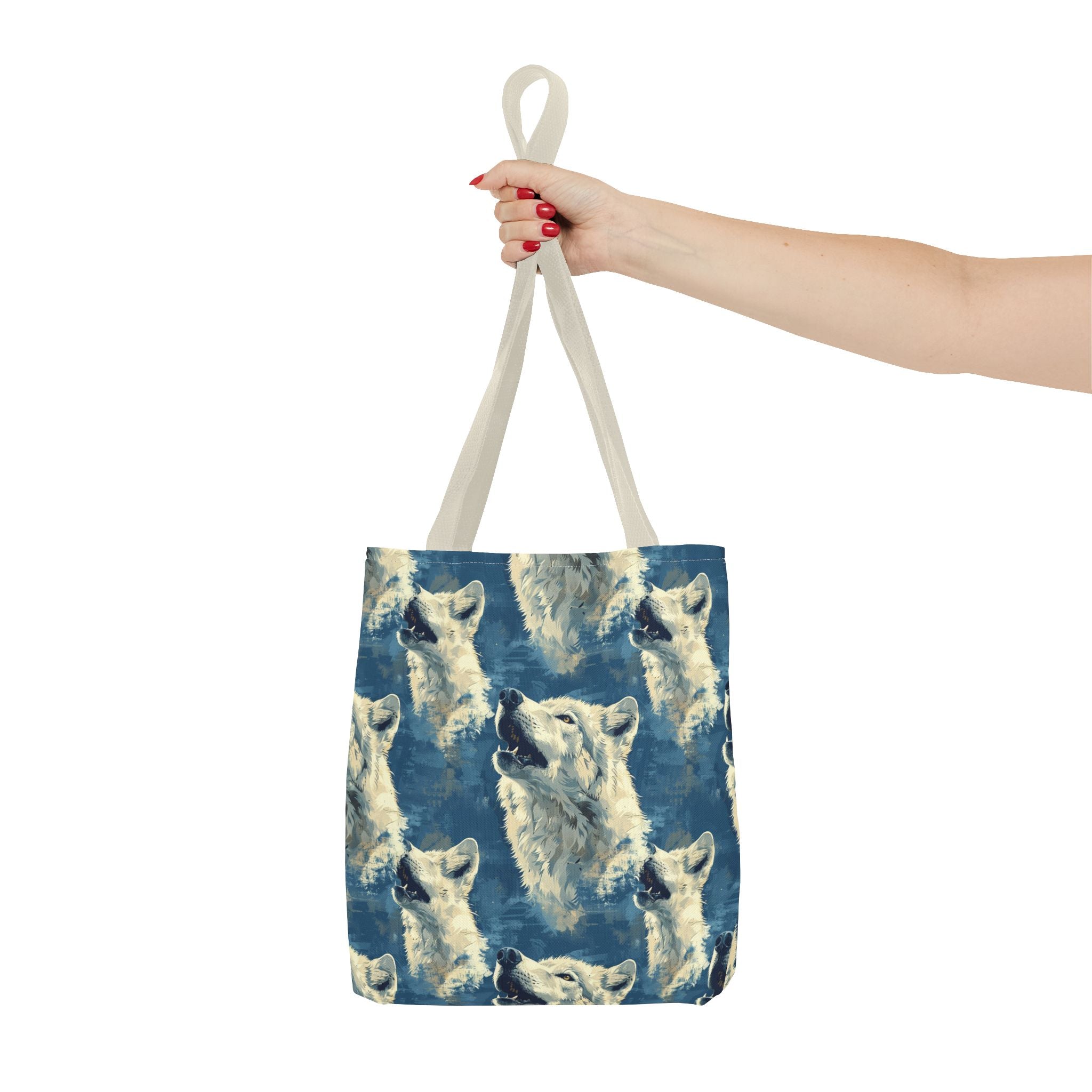 Howling Wolf Rustic Lodge Tote Bag