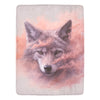 Cranberry Lake Designs Pink Smoke Wolf Ultra-Soft Micro Fleece Blanket 60" x 80"