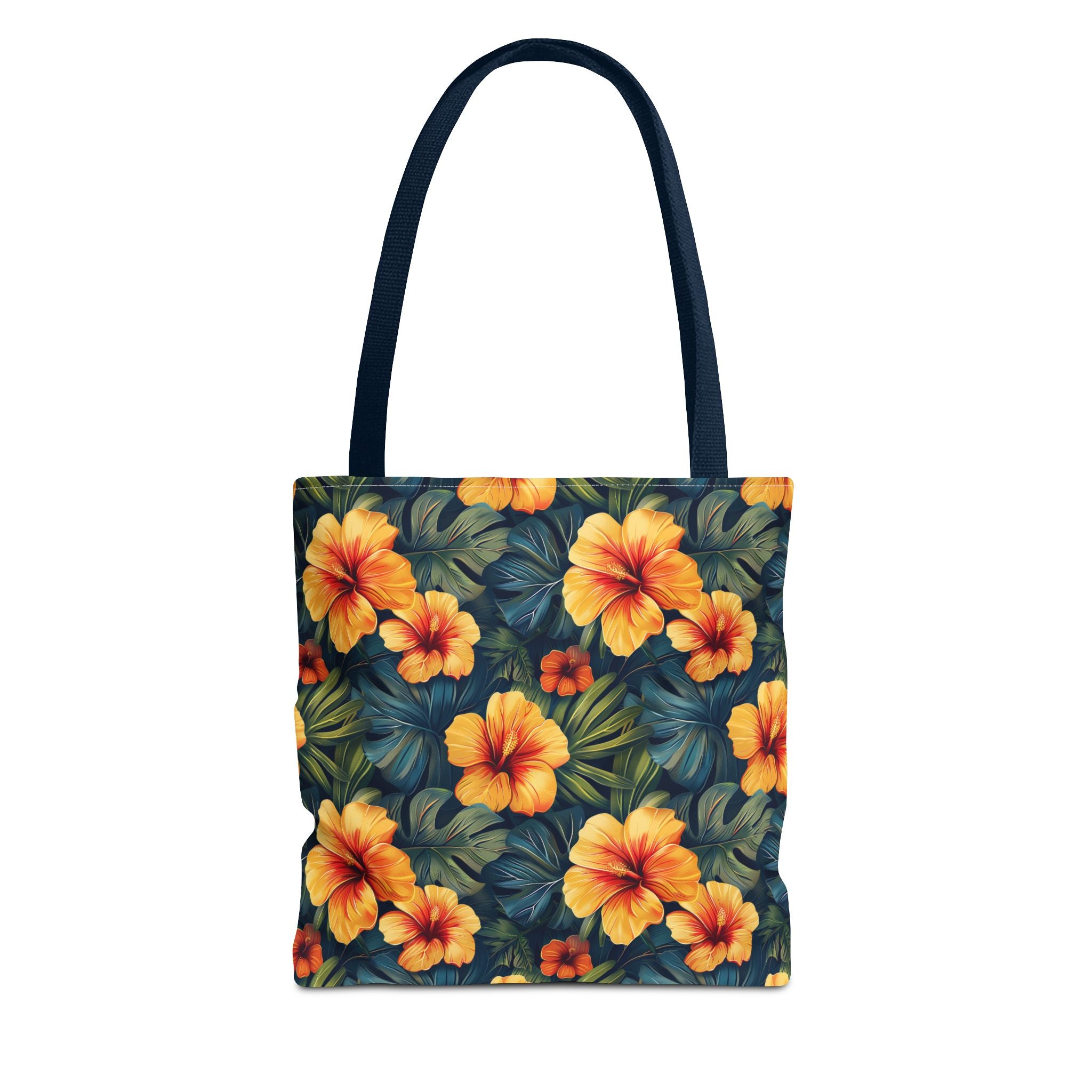 Orange Flower Summer Tote Bag