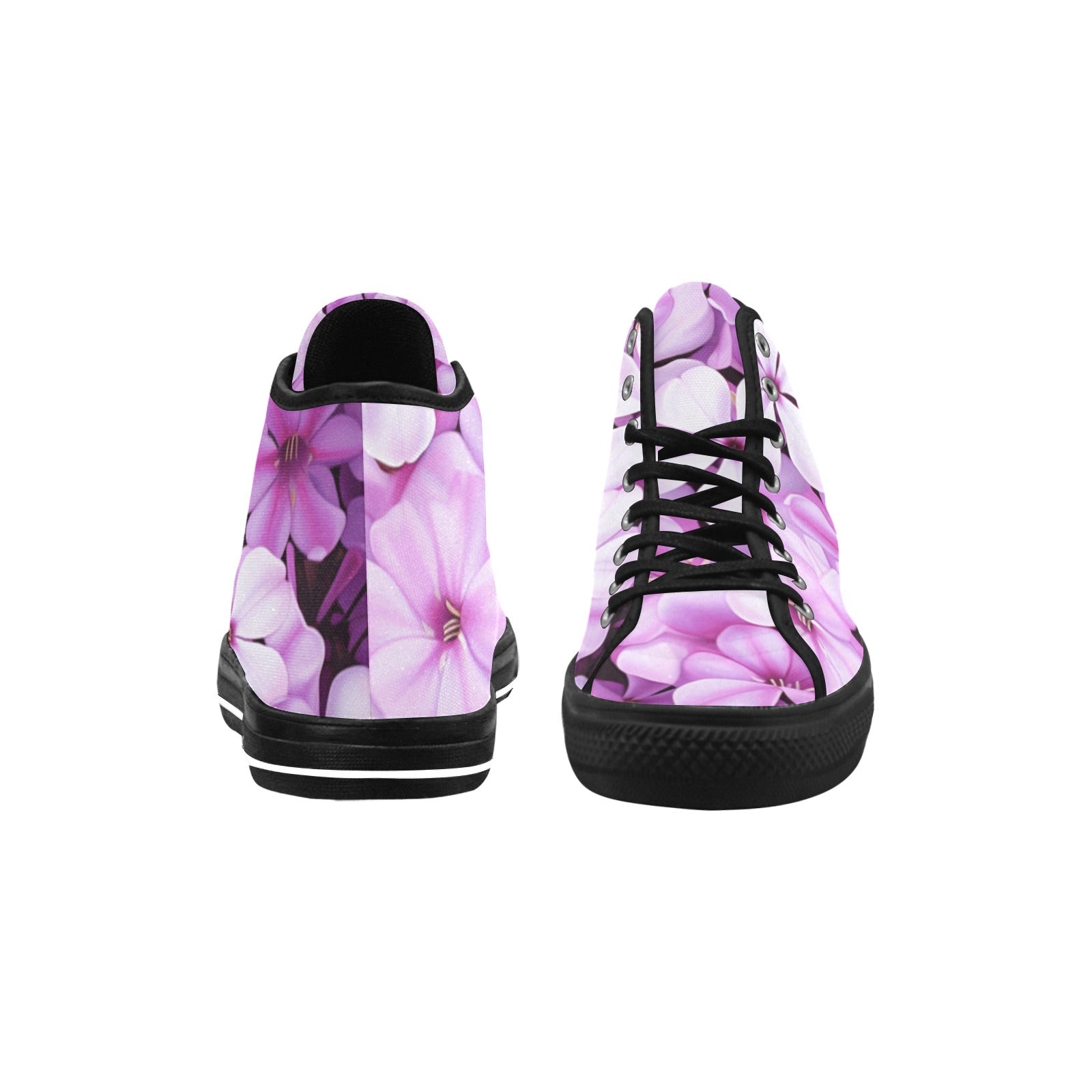 Pink Blossom Bliss High-Top Sneakers - Cranberry Lake Design Co.  #