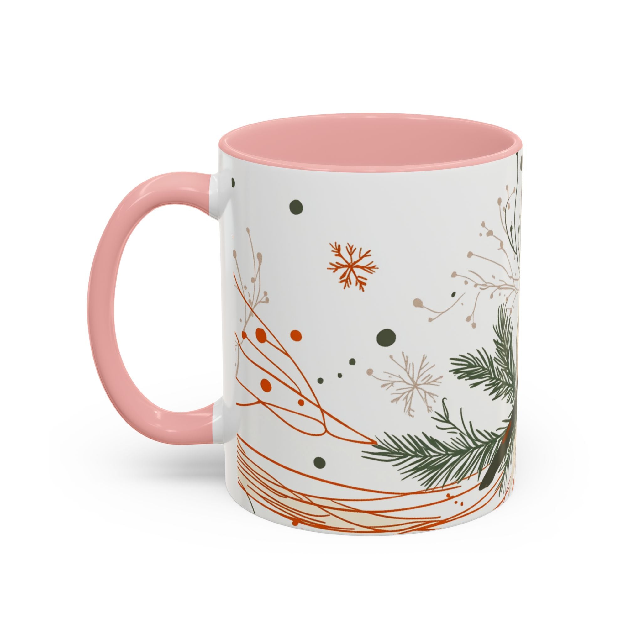 Boho Fox Christmas Mug | Cozy Farmhouse Decor | Holiday Coffee Cup | Gift for Her | Rustic Christmas | 11oz & 15oz