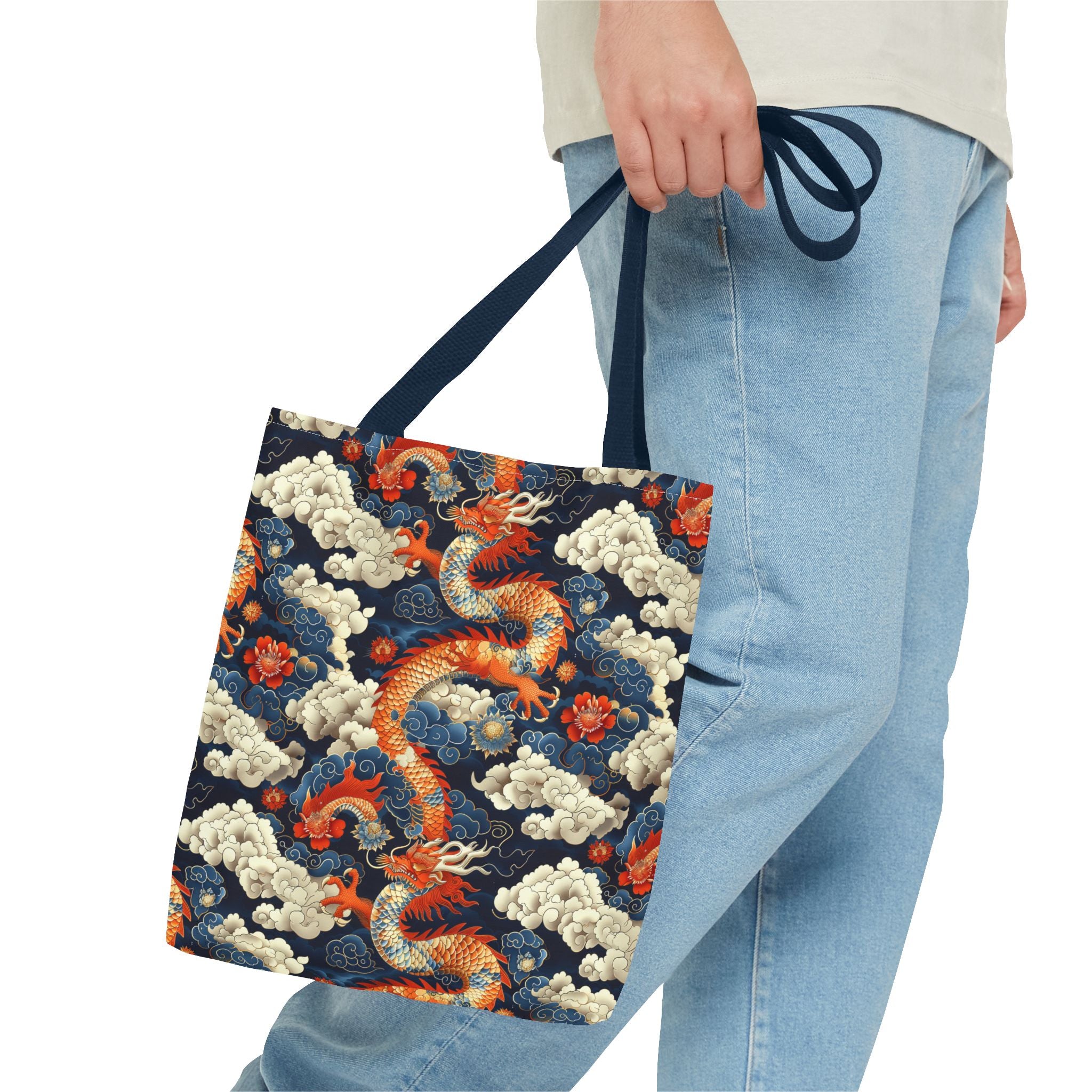 Dragon Pattern Tote Bag