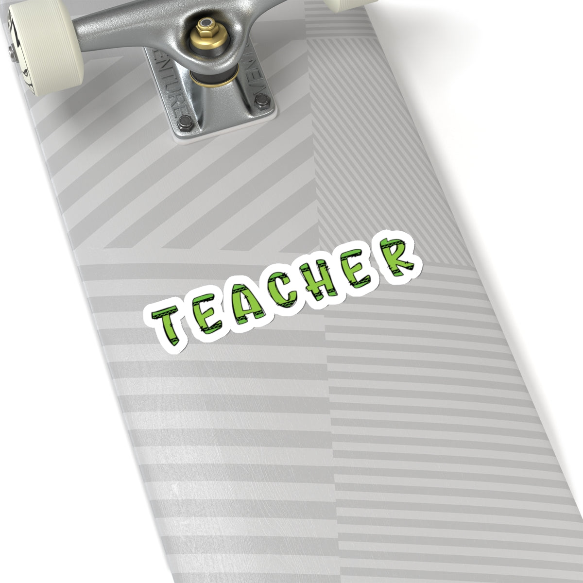 Green Custom Crayon Teacher Sticker Teacher Appreciation Back To School Gift