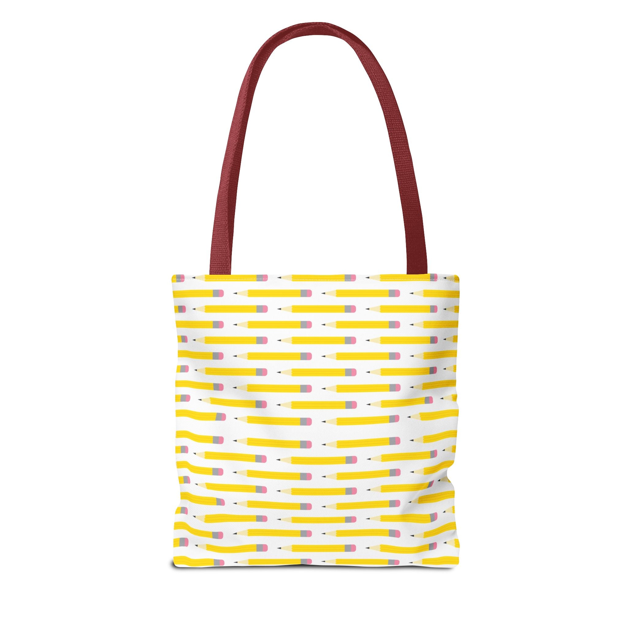 Cute Pencil Teacher Print Back to School Tote Bag