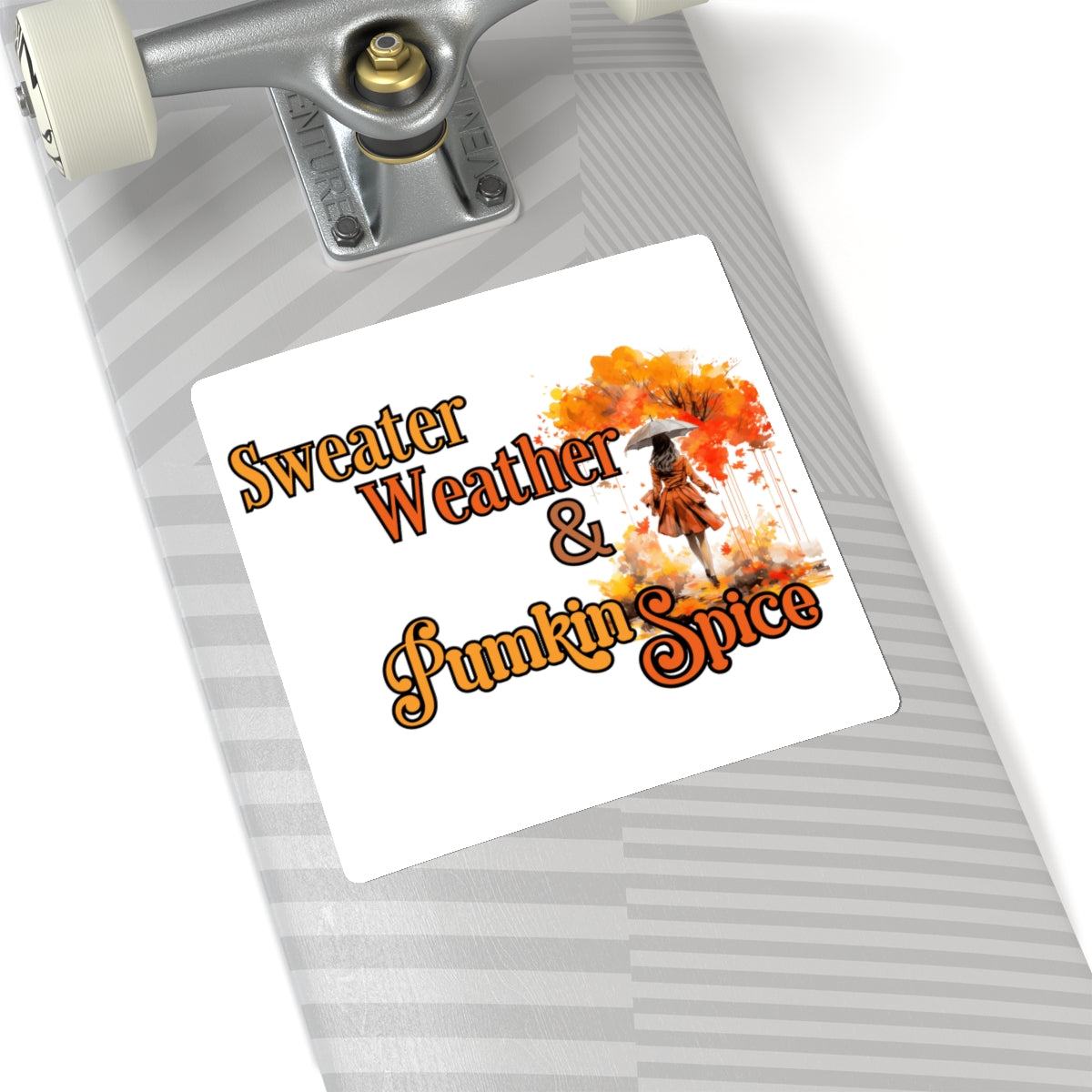 Sweater Weather & Pumpkin Spice Autumn Vinyl Sticker