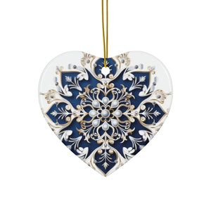 Snowflake Ceramic Ornament