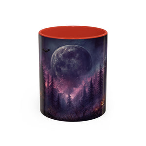 Spooky Halloween Forest Mug | Gothic Coffee Cup | Halloween Decor | Unique Gift | 11oz & 15oz