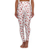 Red Valentine's Day Hearts Gym Leggings for Women S-2XL