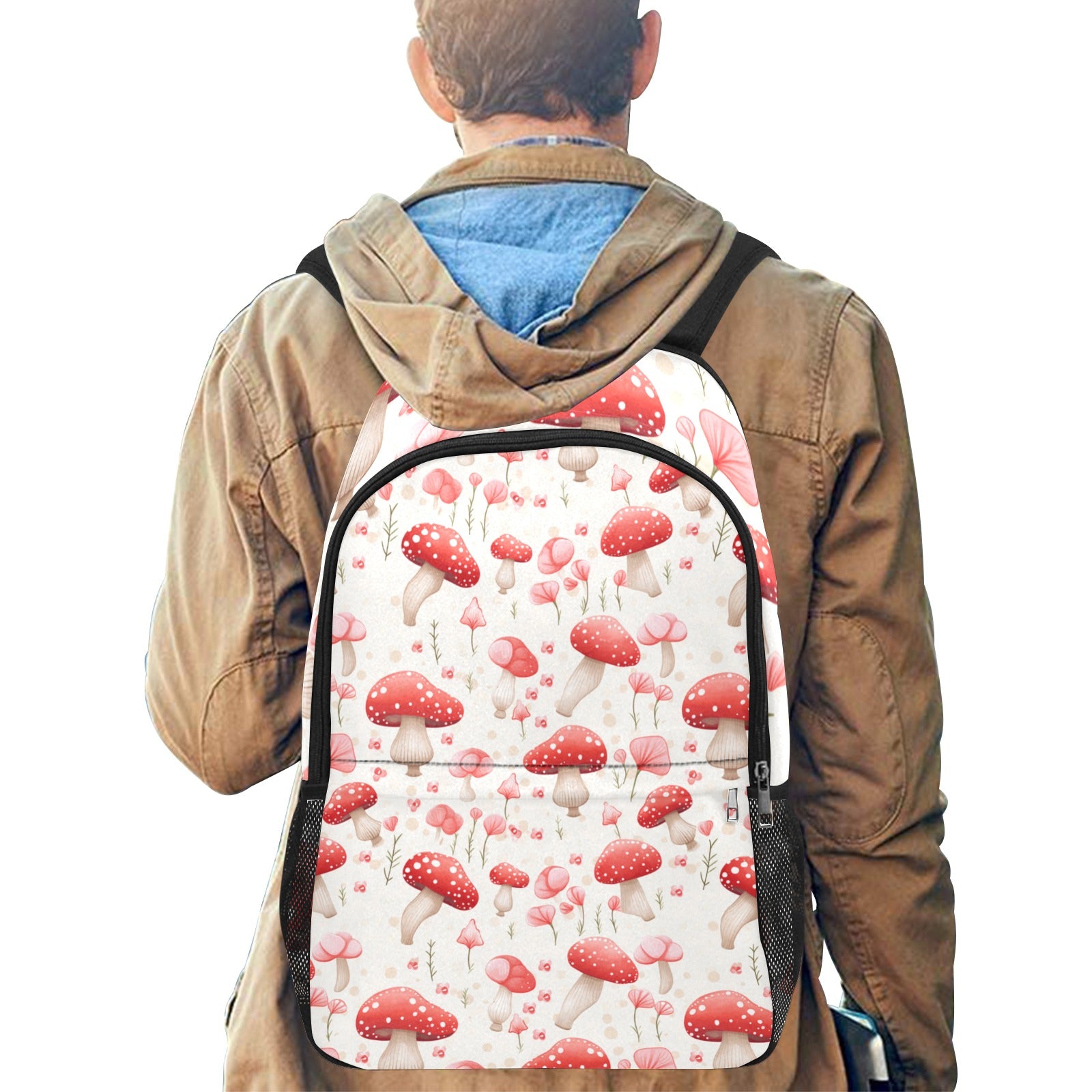 Whimsical Red and White Mushroom Backpack | Fairycore Kids Bag - Cranberry Lake Design Co.  #