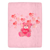 Cranberry Lake Designs Pink Bear Ultra-Soft Micro Fleece Blanket 60" x 80"