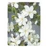 White Blossom Fleece Blanket | Ultra-Soft Micro Fleece | Floral Throw Blanket | 60x80 | Made in USA