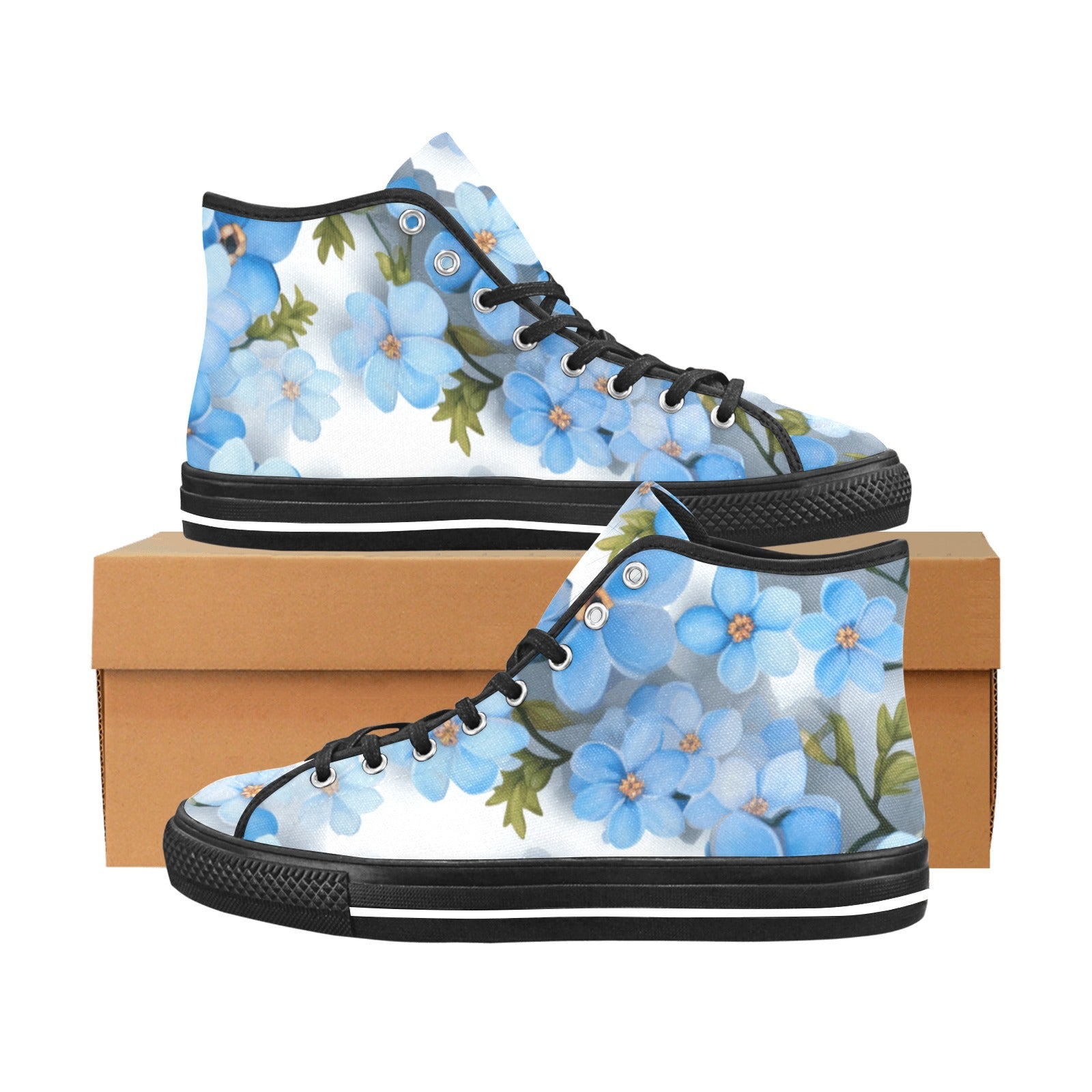 Cranberry Lake Designs Vancouver High Top Canvas Sneakers - Cranberry Lake Design Co.  #