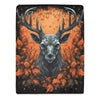 Cranberry Lake Designs Halloween Deer Buck Ultra-Soft Micro Fleece Blanket 60" x 80"