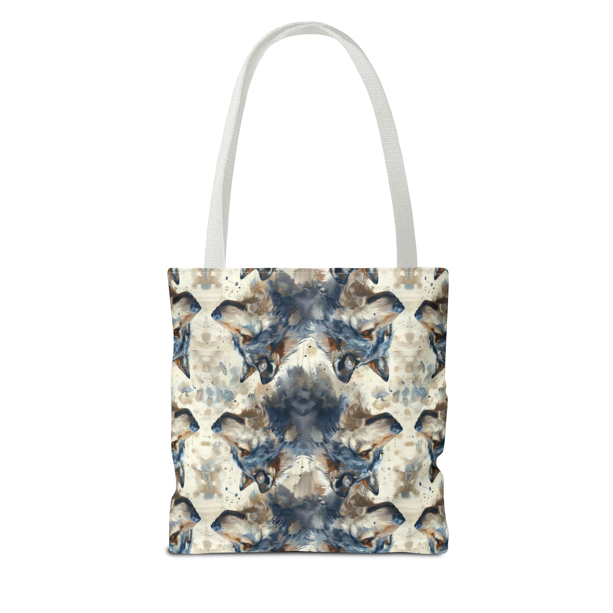 Wolf Rustic Lodge Tote Bag