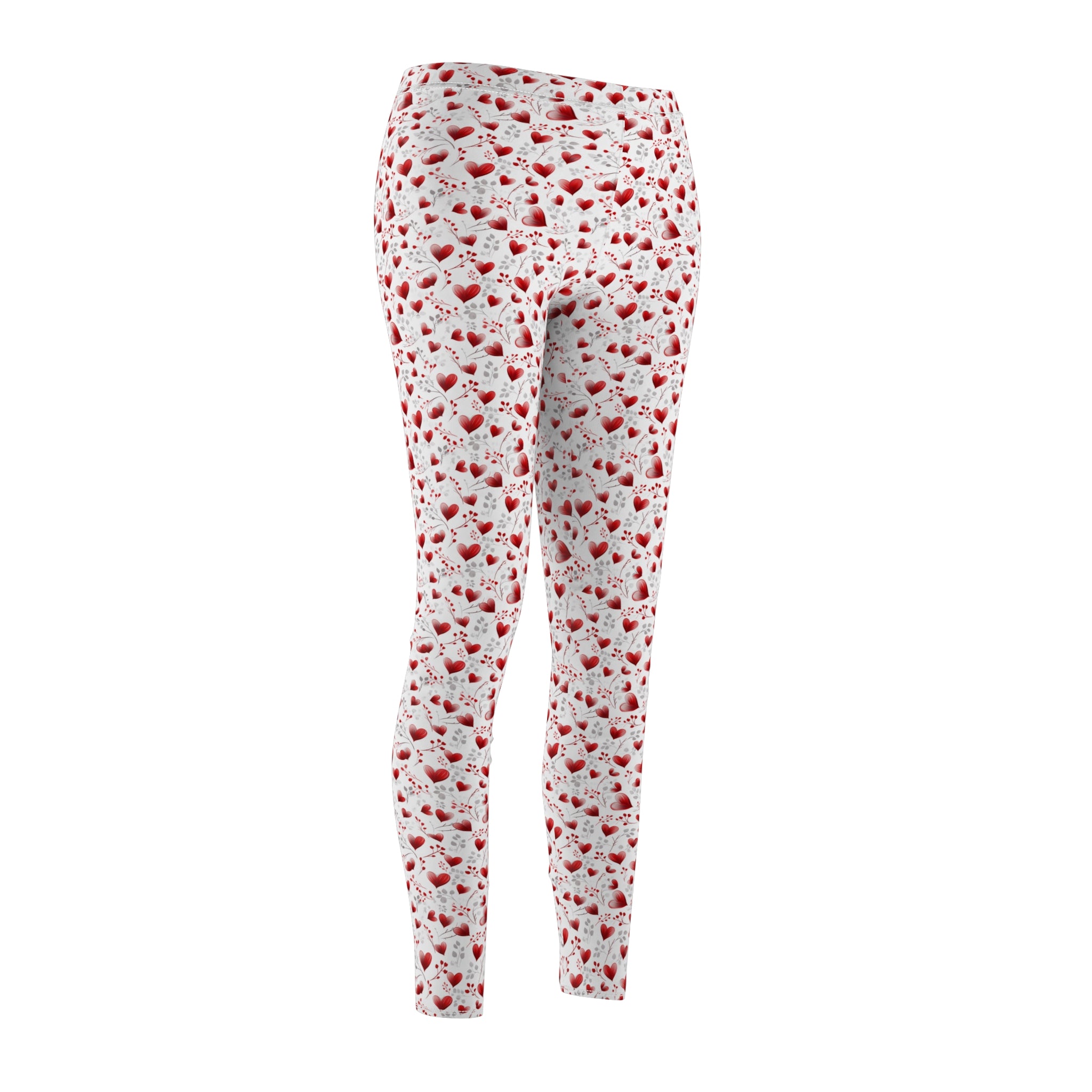 Valentine's Day Hearts Gym Leggings for Women - Love Your Workout