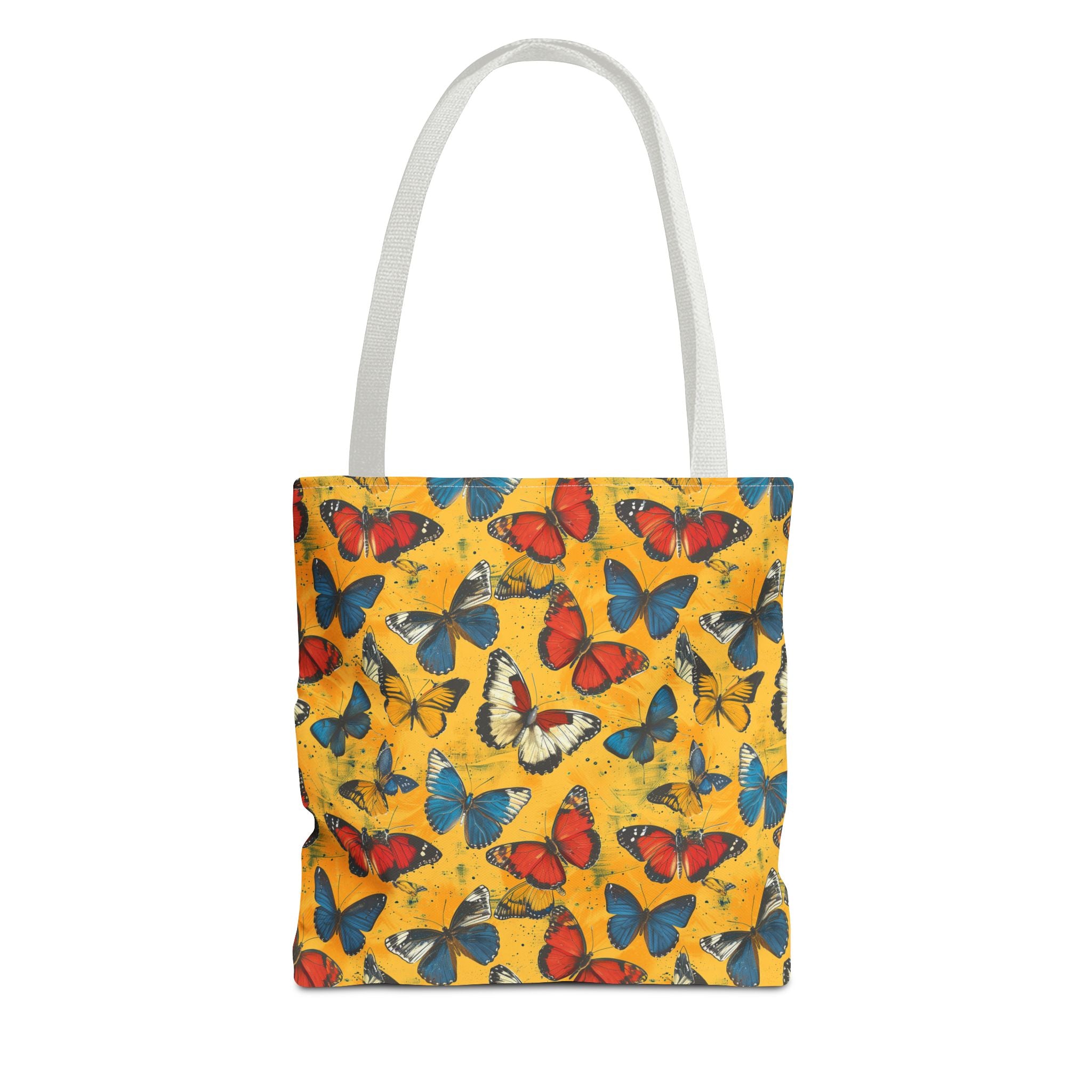 Yellow Whimsical Butterfly Tote Bag