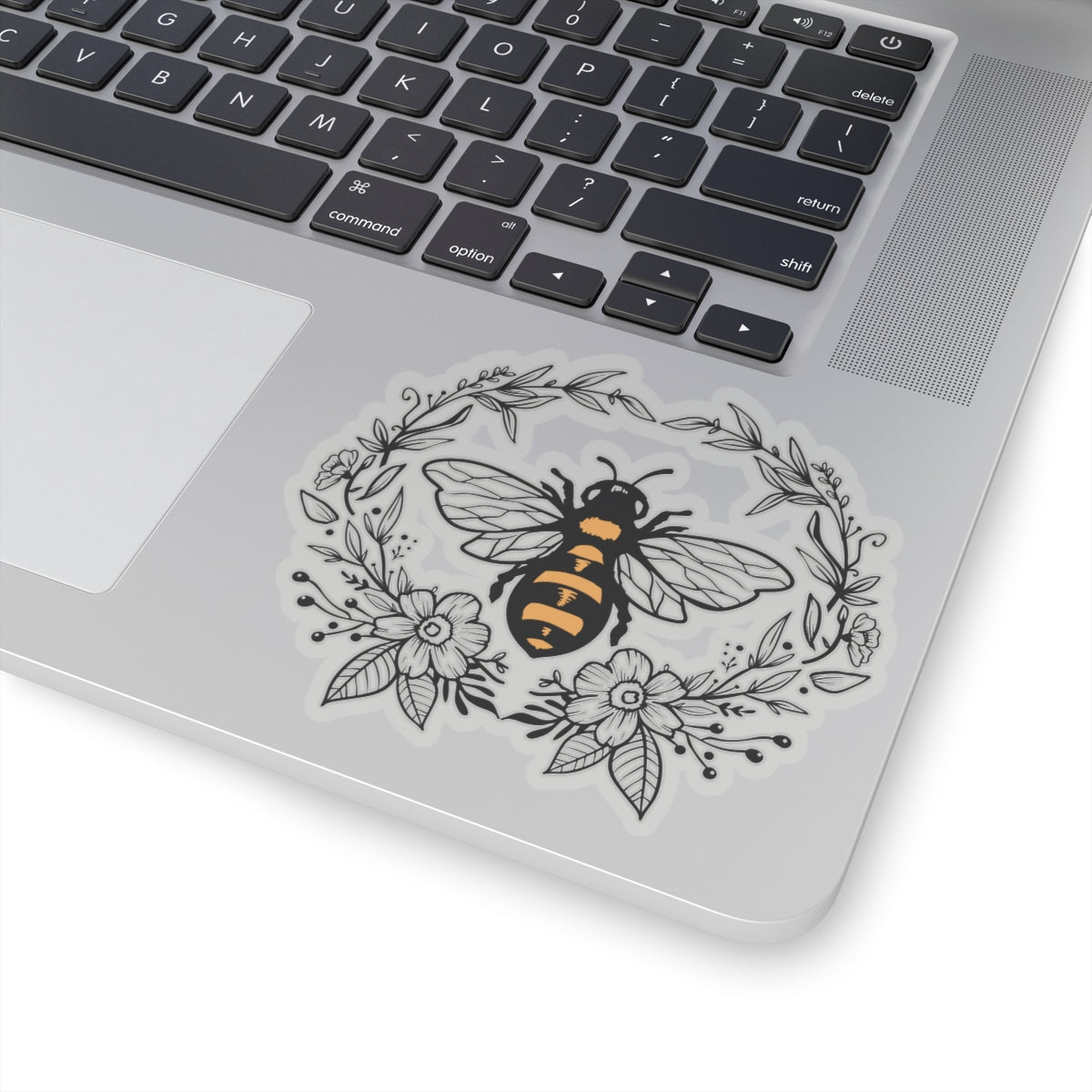 Bee Floral Strong Quotes & Sayings Motivational Sticker