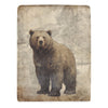 Rustic Bear Throw Blanket - Elegance Meets Comfort