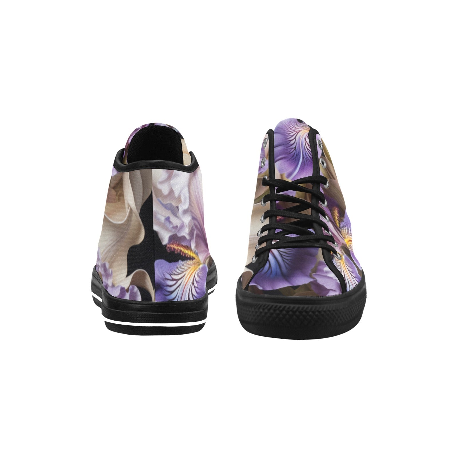 Cranberry Lake Designs Vancouver High Top Canvas Floral Women's Shoes - Cranberry Lake Design Co.  #