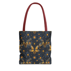 Firefly Moth Goblincore Fairycore Tote Bag