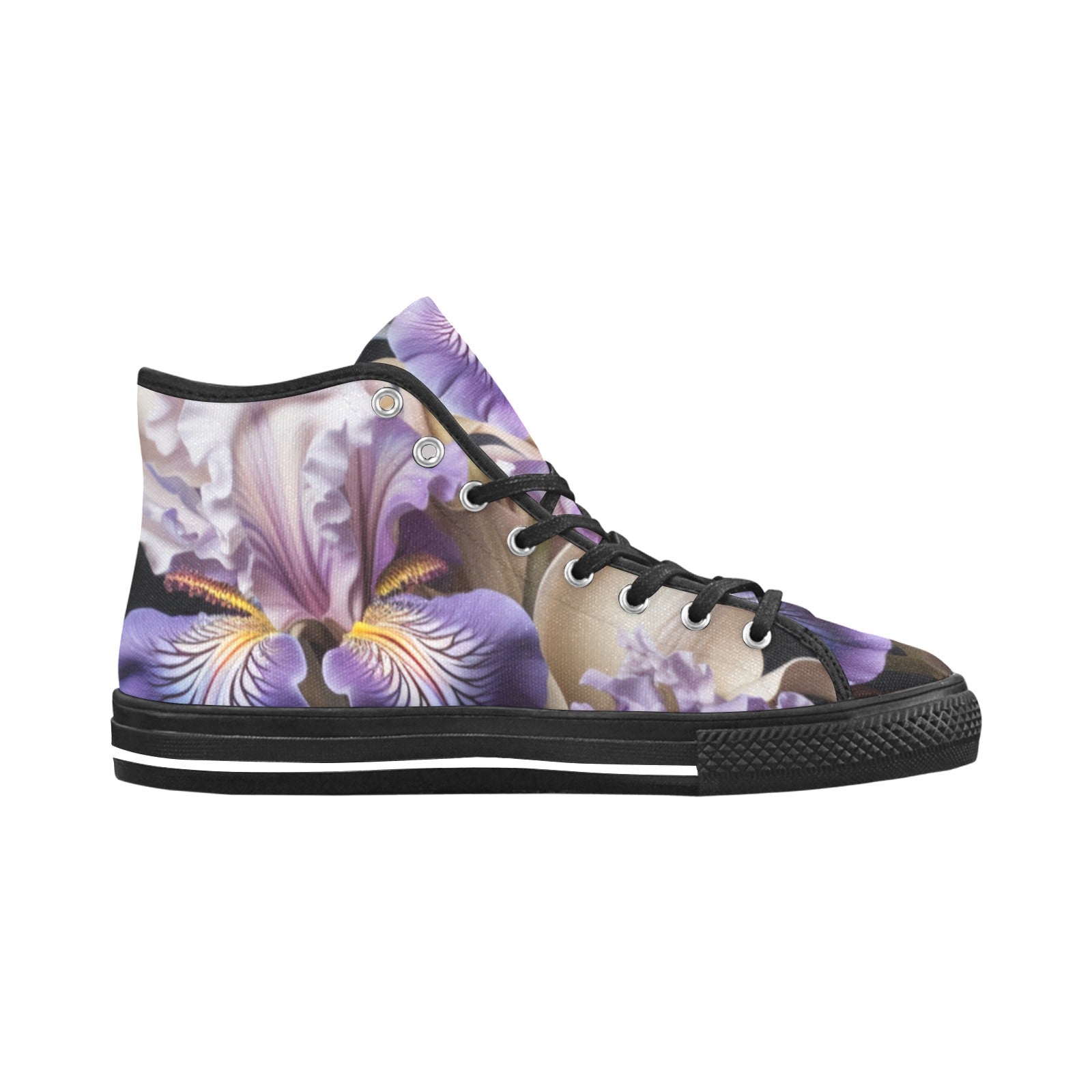 Cranberry Lake Designs Vancouver High Top Canvas Floral Women's Shoes - Cranberry Lake Design Co.  #