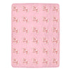 Cranberry Lake Designs Be Mine Pink Ultra-Soft Micro Fleece Blanket