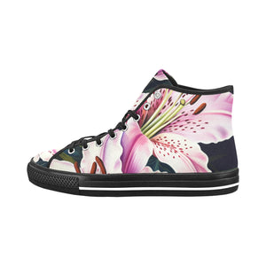 Cranberry Lake Designs Stargazer Lily Vancouver High Top Canvas Women's Shoes - Cranberry Lake Design Co.  #