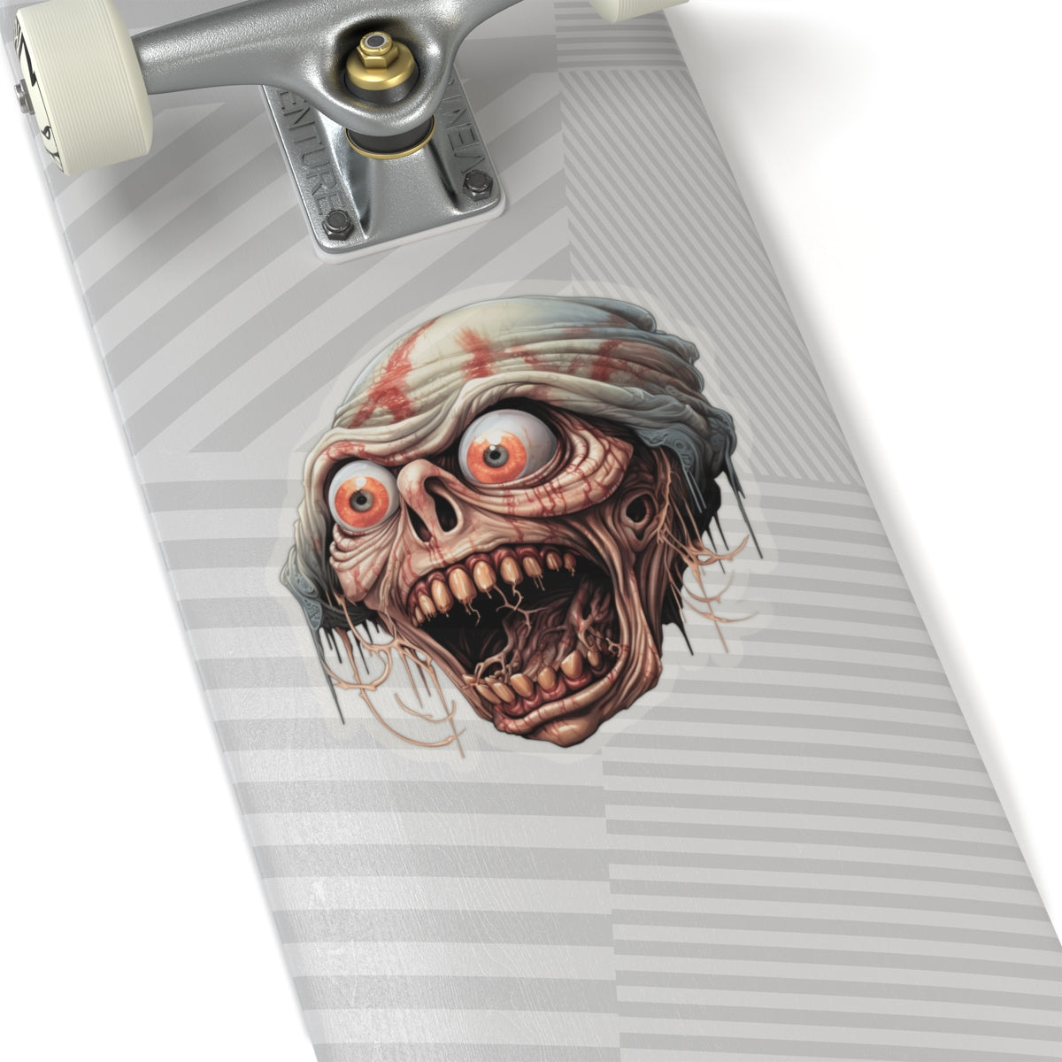 Creepy Zombie Man Horror Halloween Vinyl Sticker