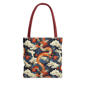 Dragon Pattern Tote Bag