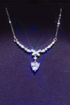 1 Carat 925 Sterling Silver Moissanite Necklace