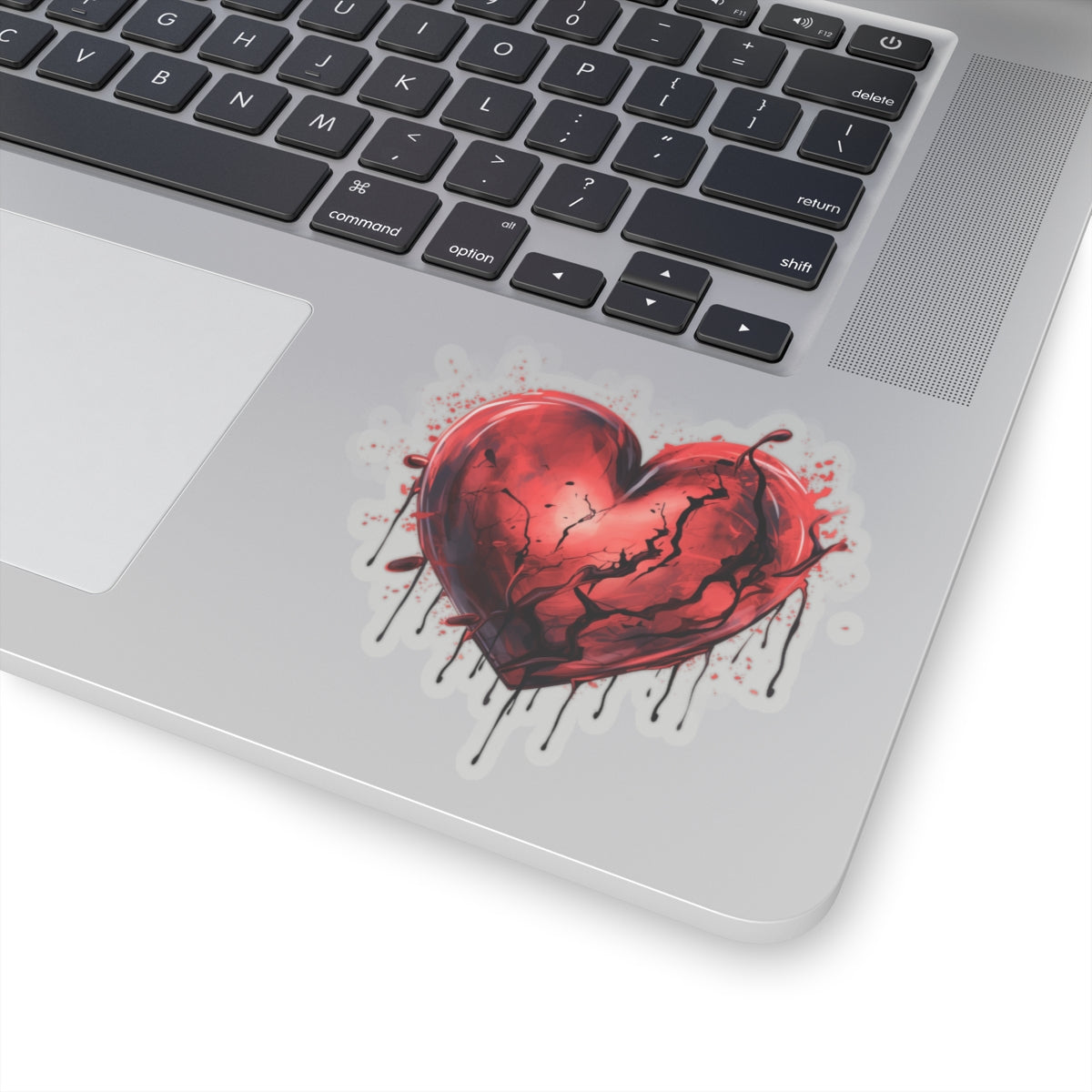 Red Heart Vinyl Sticker