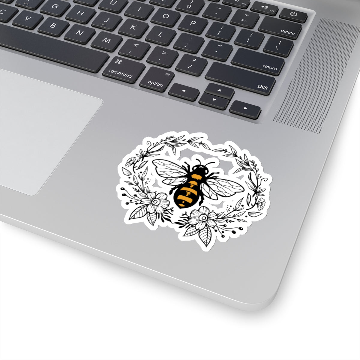 Bee Floral Strong Quotes & Sayings Motivational Sticker