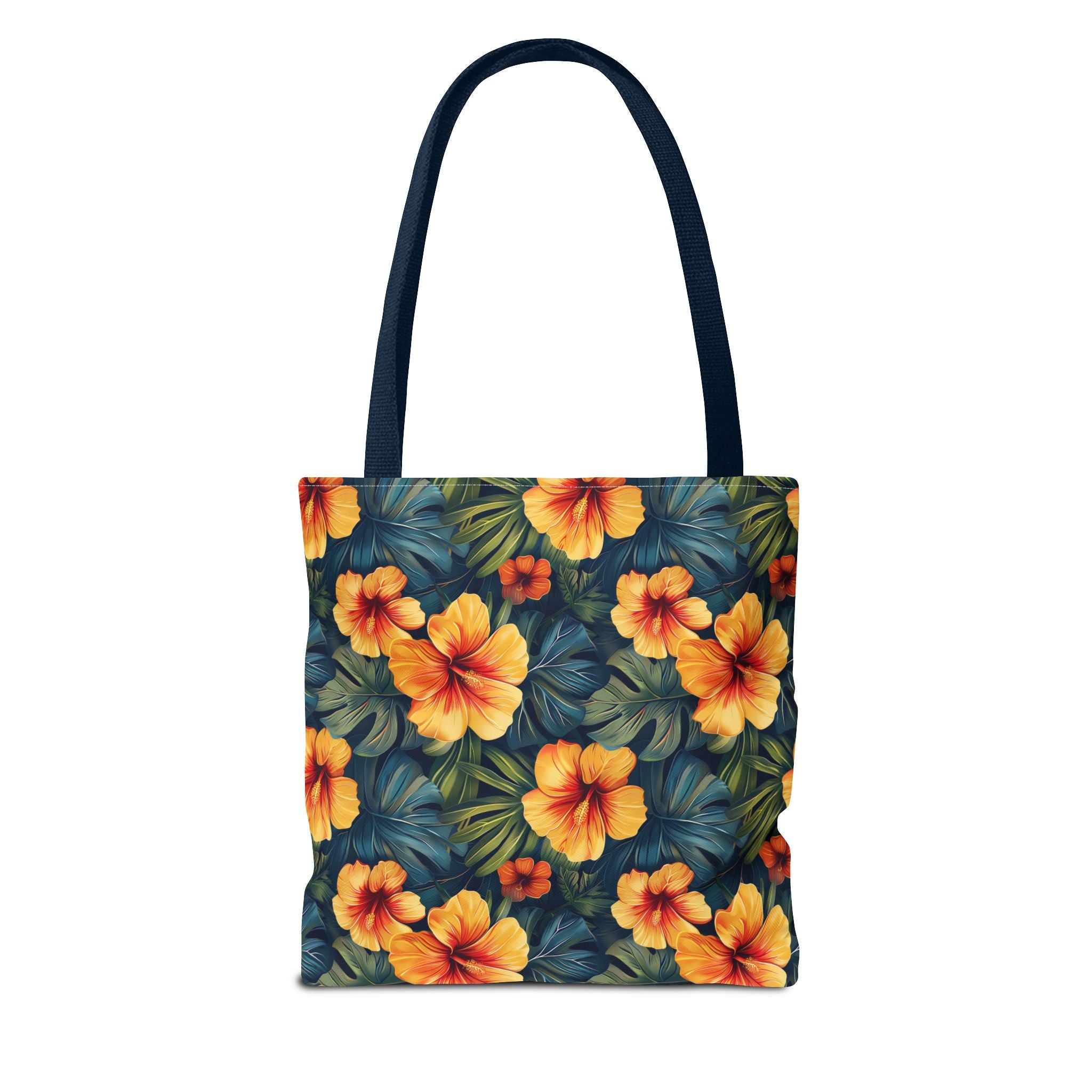 Orange Flower Summer Tote Bag