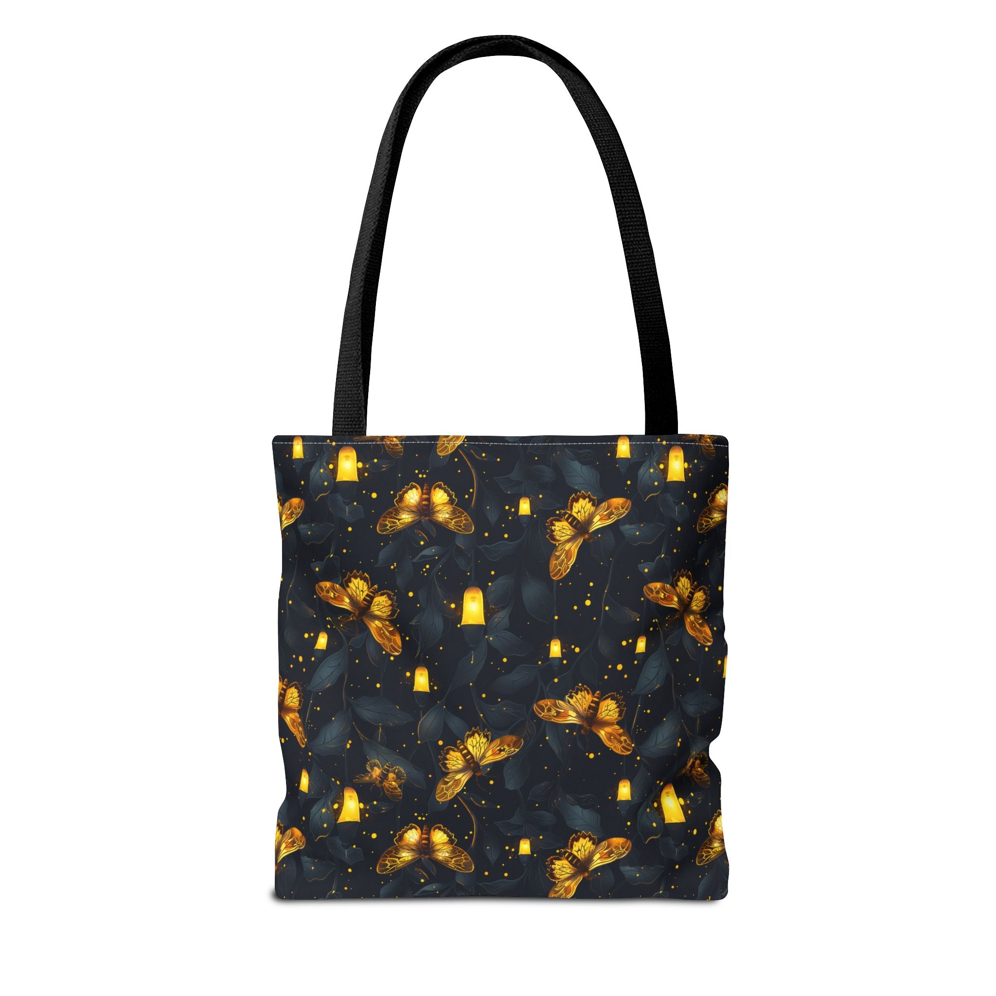 Gold Light Moth Goblincore Fairycore Tote Bag