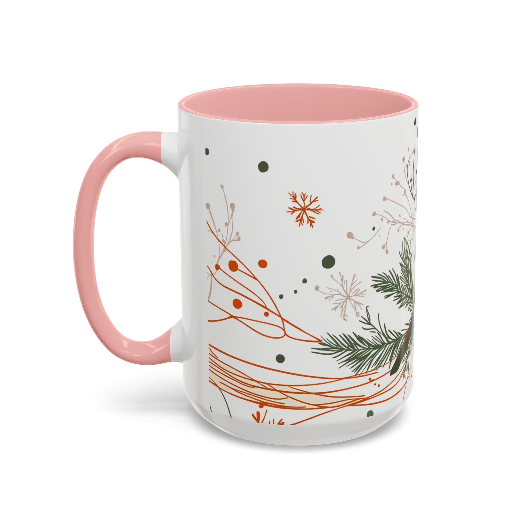 Boho Fox Christmas Mug | Cozy Farmhouse Decor | Holiday Coffee Cup | Gift for Her | Rustic Christmas | 11oz & 15oz