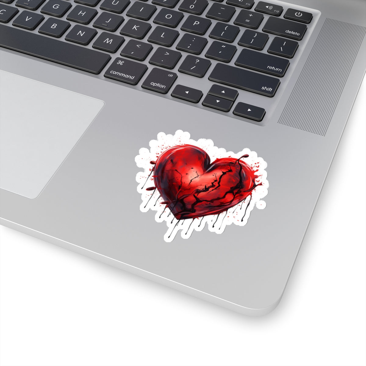 Red Heart Vinyl Sticker