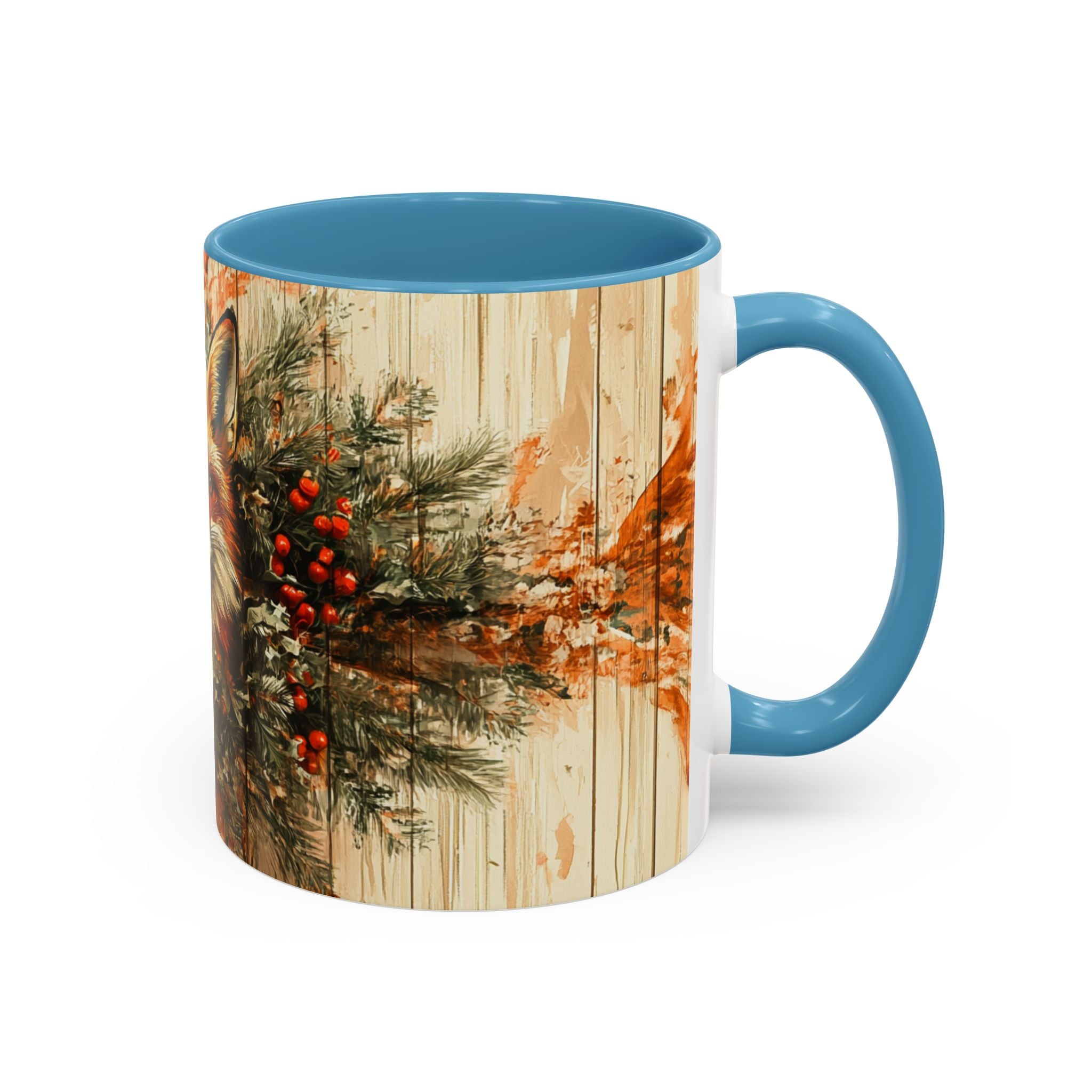 Mug Boho Fox Christmas Design