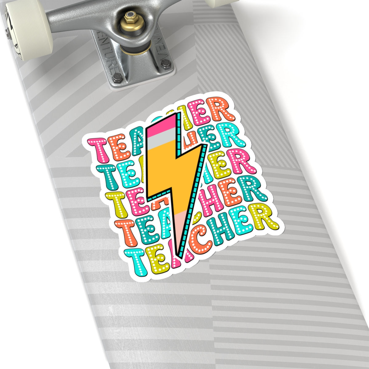 Lighting Bolt Teacher Appreciation Sticker for Teachers back To School Gift