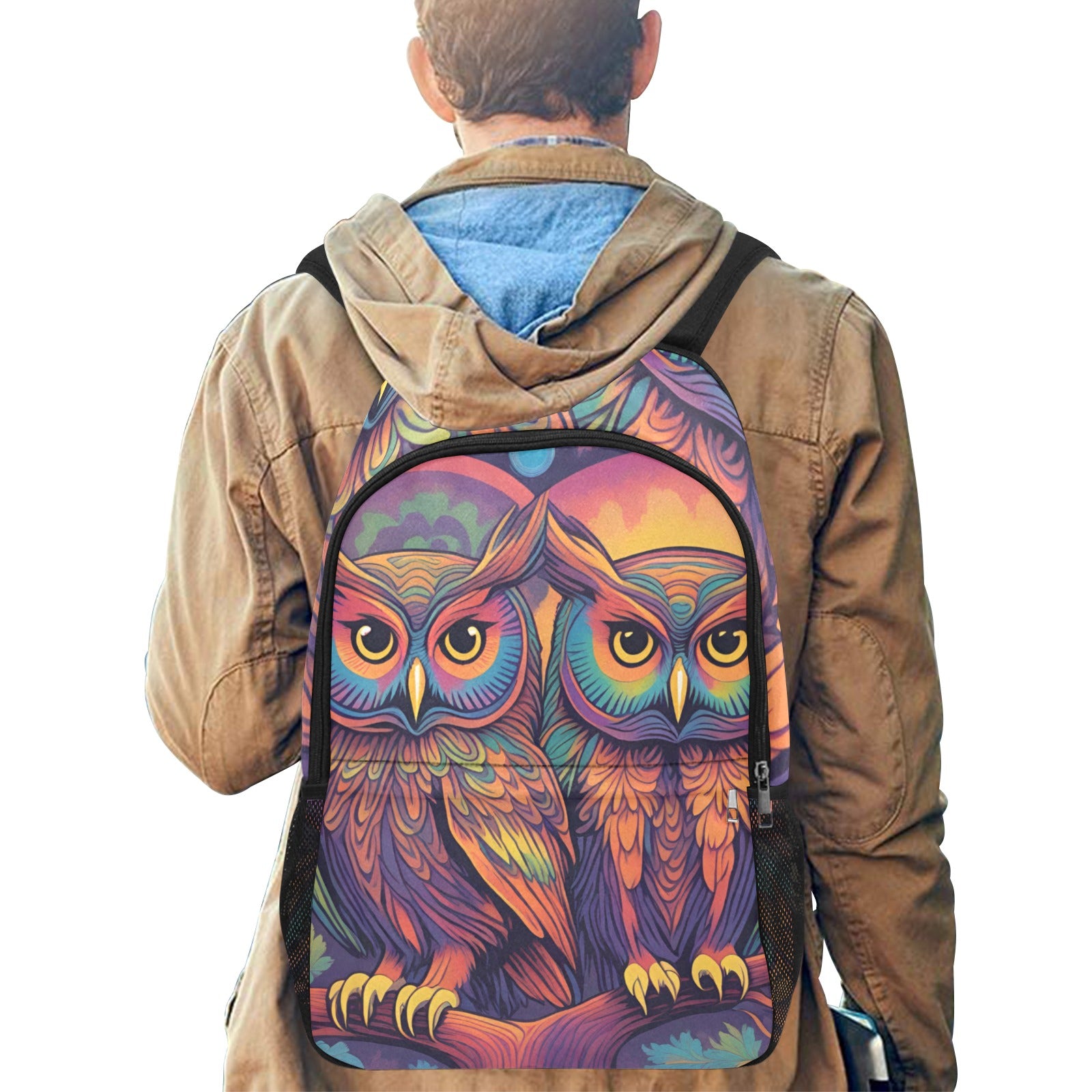 Wise Owl: Hippie Tie-Dye Backpack - Cranberry Lake Design Co.  #