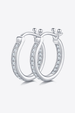 Adored Moissanite 925 Sterling Silver Earrings