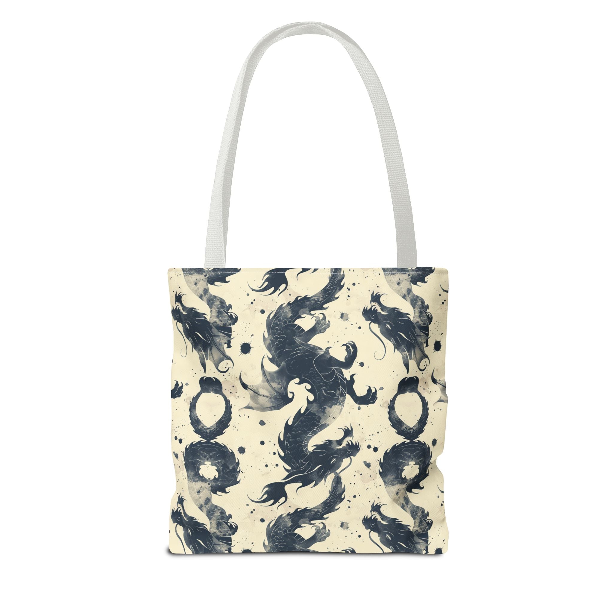 Dark Blue Dragons Tote Bag