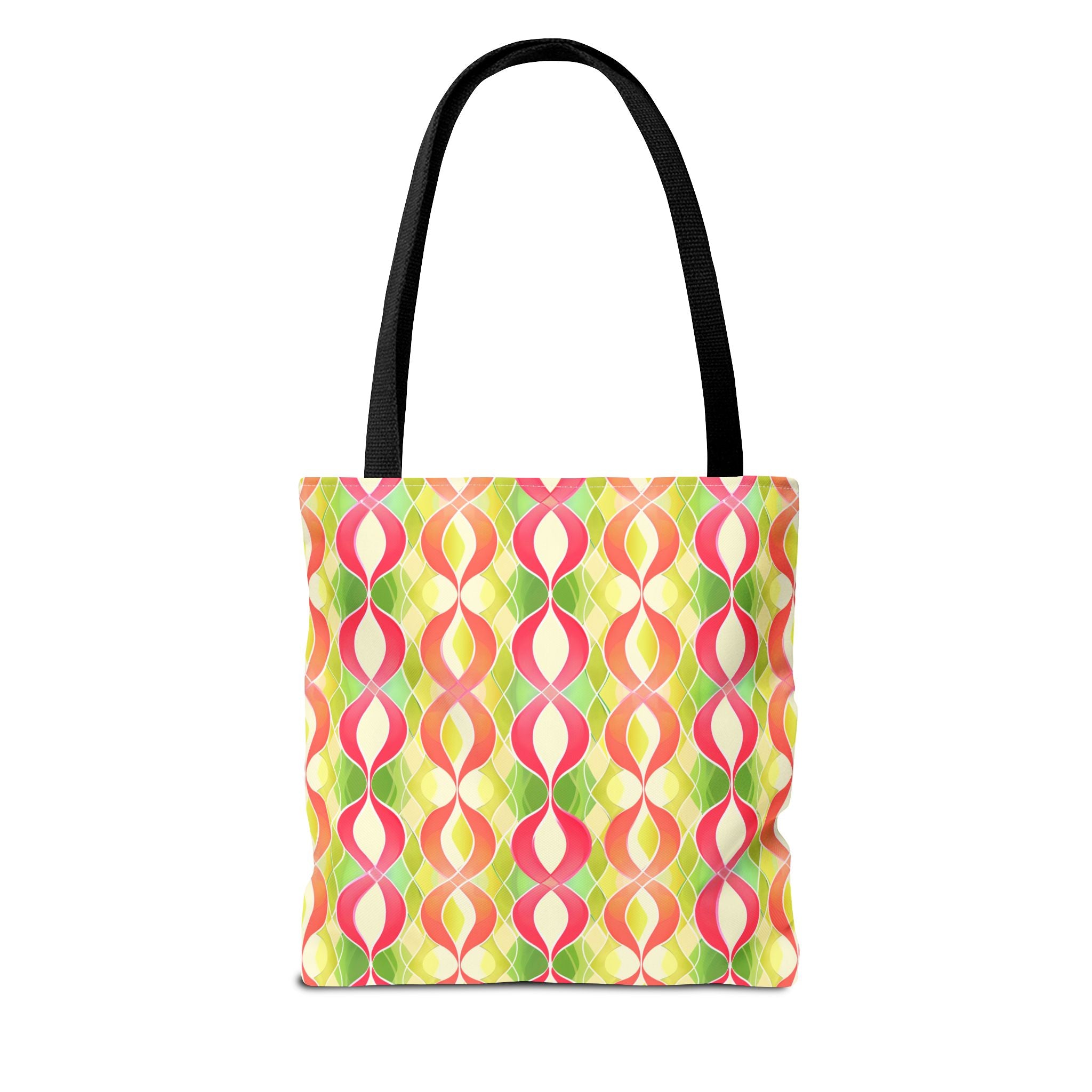 Pink & Green Chains Tote Bag